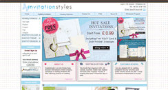 Desktop Screenshot of invitationstyles.co.uk