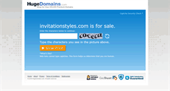 Desktop Screenshot of invitationstyles.com